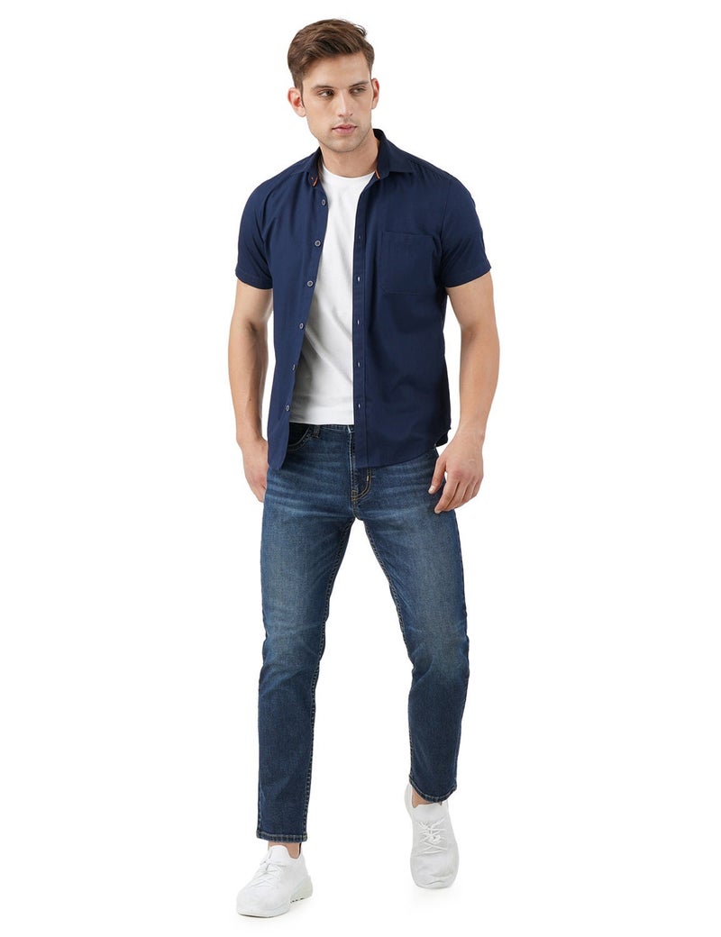 inkd جينز رجالي بغرزة متباعدة قابل للتمدد وعادي - Image 2